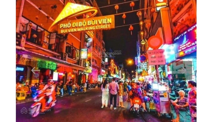 CẦN BÁN NHÀ MẶT TIỀN BÙI VIỆN QUẬN 1, P PHẠM NGŨ LÃO DT 6X17M 100M2 NGỘP BANK 12 TỶ